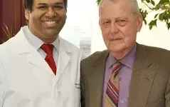 Dr. Gaurav Gupta with the "Father of Liver Transplant - Dr. Thomas